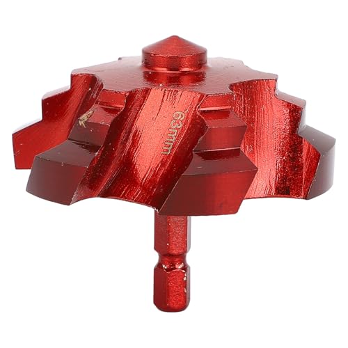 PPR -Hebel -Stufen Bohrer Bit 6 Flöte 2 Zoll Spiralwasserrohr Expansion Bohrer mit 1/4 -Zoll -Hex -Schaft für 60 -mm -Rohre von Kikumi
