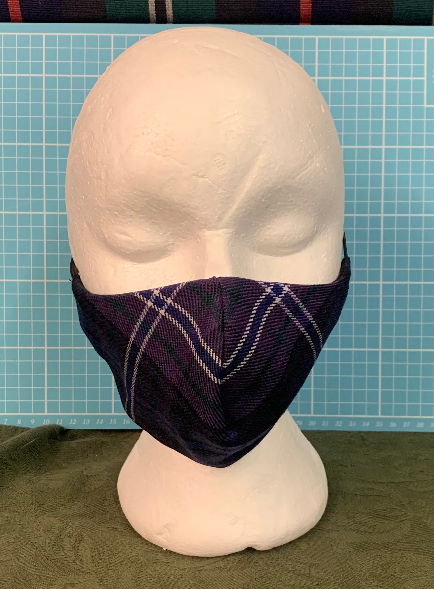 Forever Scotland Tartan Gesichtsmaske von Kiltqueenstudio