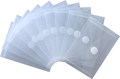 Dokumententaschen / Sammelmappen / Sichttaschen A7 quer mit Klappe und Klettverschluss - 10 Stück Dokumententaschen / Sammelmappen / Sichttaschen A7 quer mit Klappe und Klettverschluss - 10 Stück von Kim Kranholdt