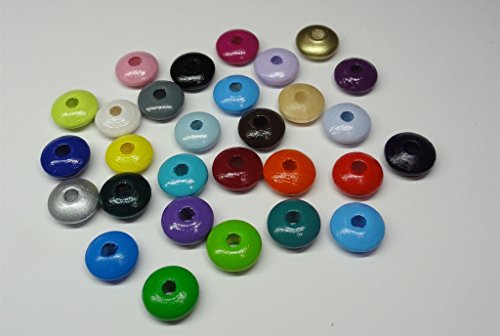 Kimberly-Baby 50 Linsenperlen 10/5mm - freie Farbauswahl (gelbgrün) von Kimberly-Baby