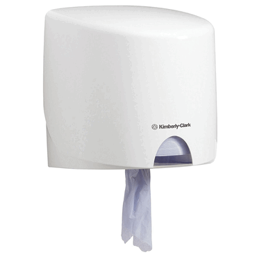 Kimberly-Clark Wichtuchspender Aquarius weiß von Kimberly-Clark