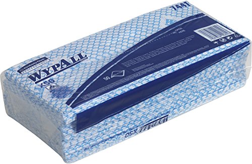 Wypall X50 Wipers, blau, 300folded, 42,5 x 25 cm, 6 x 50 Stück/Hülle von KIMBERLY-CLARK