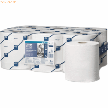 Tork Papierwischtuch Reflex Advanced 19,4x33,5cm 2-lagig weiß VE=6 Rol von Tork