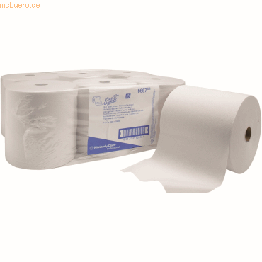 Kimberly-Clark Rollenhandtücher 20cmx304m 1-lagig VE=6 Stück von Kimberly-Clark