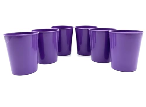 Kimmel Becher Trinkbecher 250 ml 6 Stück im Set Partybecher Kindergeschirr Plastikbecher violett von Kimmel