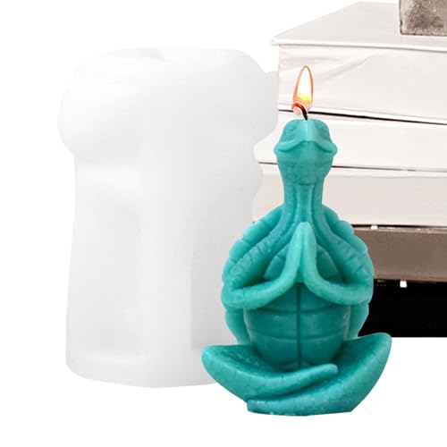 KinMokusei 3D Yoga Schildkröte Silikonform Kerzenform Seifenform Schildkröte Silikon Formen Tier Backform für Aromatherapie, Wachs, Kunstharz, Ton KinMokusei 3D Yoga Schildkröte Silikonform Kerzenform Seifenform Schildkröte Silikon Formen Tier Backform für Aromatherapie, Wachs, Kunstharz, Ton von KinMokusei