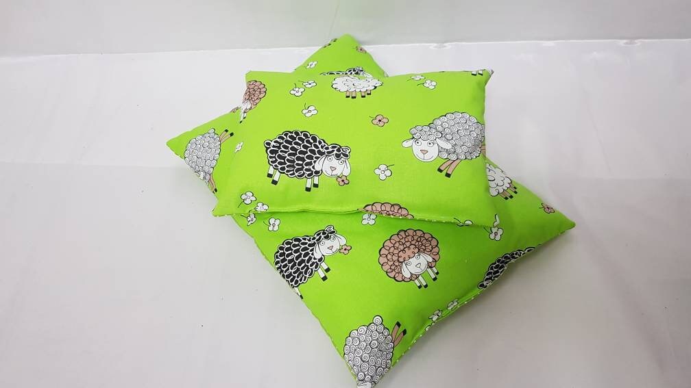 Puppenbettwäsche, Wendebettwäsche, Bettwäsche Für Puppe, Teddy Und Co. Decke, Kissen, Wendbar, Wenden, Schaf, Schäfchen Puppenbettwäsche, Wendebettwäsche, Bettwäsche Für Puppe, Teddy Und Co. Decke, Kissen, Wendbar, Wenden, Schaf, Schäfchen von Kindertraumfabrik