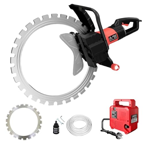 Betonsäge, 8900W Elektrische Wandnutschneidemaschine mit Bürsten und Wassergespeister Staubunterdrückung, Schnitttiefe 30 cm (12 Zoll), 40 cm (16 Zoll), 50 cm (20 Zoll),410 von Kindevieft