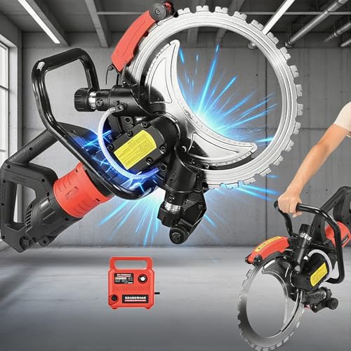 Elektrische Betonsäge 8980W, Hochfrequenz-Ringsäge, 11,4 Zoll Schnitttiefe, Diamantklinge, zum Schneiden von Betonwänden, mit 2 Klingen, Handschuhen Elektrische Betonsäge 8980W, Hochfrequenz-Ringsäge, 11,4 Zoll Schnitttiefe, Diamantklinge, zum Schneiden von Betonwänden, mit 2 Klingen, Handschuhen von Kindevieft