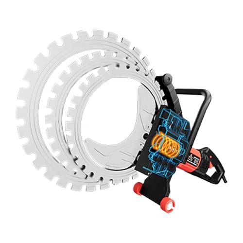 Elektrische Betonwandschneidemaschine 8900 W, Hochleistungs-Betonringsäge mit 3000 U/min und Wasserpumpe, Schnitttiefe 30/40/50 cm, zum Schlitzen von Ziegel, Marmor, Beton,410+520+600 Elektrische Betonwandschneidemaschine 8900 W, Hochleistungs-Betonringsäge mit 3000 U/min und Wasserpumpe, Schnitttiefe 30/40/50 cm, zum Schlitzen von Ziegel, Marmor, Beton,410+520+600 von Kindevieft