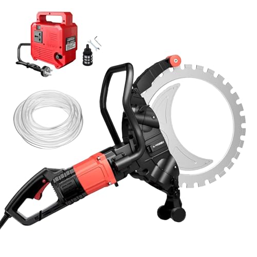 Elektrische Betonwandschneidemaschine 8900 W, Hochleistungs-Betonringsäge mit 3000 U/min und Wasserpumpe, Schnitttiefe 30/40/50 cm, zum Schlitzen von Ziegel, Marmor, Beton,600 Elektrische Betonwandschneidemaschine 8900 W, Hochleistungs-Betonringsäge mit 3000 U/min und Wasserpumpe, Schnitttiefe 30/40/50 cm, zum Schlitzen von Ziegel, Marmor, Beton,600 von Kindevieft