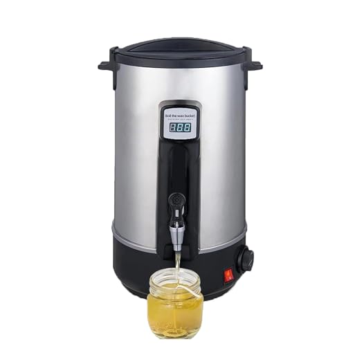 Kindevieft Gewerblicher Wachsschmelzer Zur Kerzenherstellung, Elektrische Kerzenmaschine, FüR Seife, Sojawachs, FüR Den Heim- Oder GeschäFtsgebrauch,35L von Kindevieft