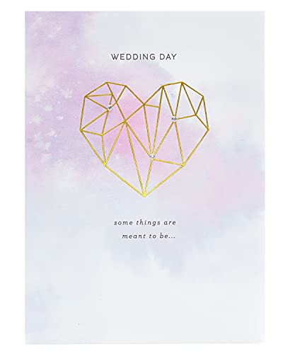 Hochzeitskarte - Hochzeitsgeschenk - Geschenkkarte - Hochzeitskarten für Brautpaar - Hochzeitskarte Glückwunsch - Hochzeitskarte für Freunde von UK Greetings