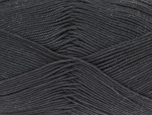 King Cole 1262201 Giza Cotton 4-fädiges schwarzes Garn – 158 m, 50 g King Cole 1262201 Giza Cotton 4-fädiges schwarzes Garn – 158 m, 50 g von King Cole