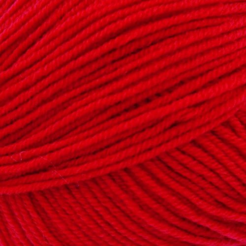 King Cole 1432613 Luxus Merino DK Candy Apple Garn – 140 m, 50 g von King Cole