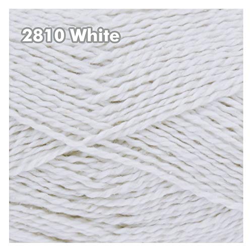 King Cole 1572810 Finesse Cotton Silk DK White Garn – 120 m, 50 g von King Cole
