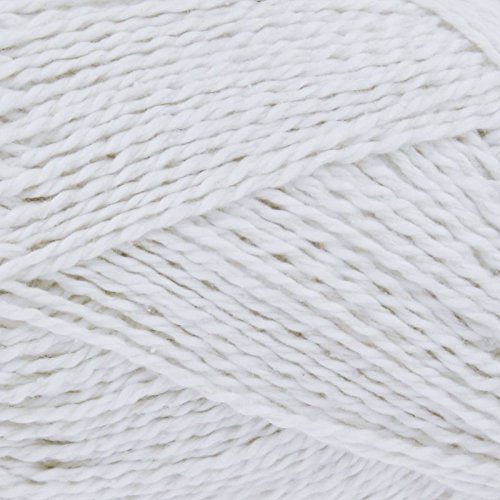 King Cole 1572810 Finesse Cotton Silk DK Garn, 120 m, 50 g, Weiß von King Cole