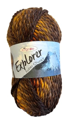 King Cole 1784298 Explorer Super Chunky Raleigh Garn, 80 m, 100 g King Cole 1784298 Explorer Super Chunky Raleigh Garn, 80 m, 100 g von King Cole
