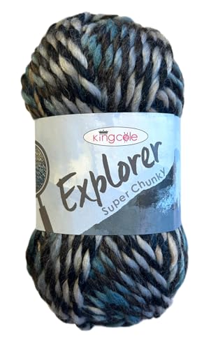 King Cole 1784300 Explorer Super Chunky Scott Garn – 80 m, 100 g King Cole 1784300 Explorer Super Chunky Scott Garn – 80 m, 100 g von King Cole