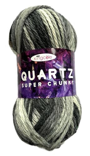 King Cole 1924469 Quarz Super Chunky Onyx Garn – 85 m, 100 g King Cole 1924469 Quarz Super Chunky Onyx Garn – 85 m, 100 g von King Cole
