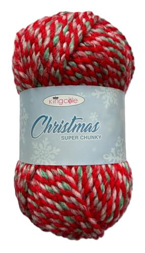King Cole Christmas Super Chunky Garn Shade Cracker 6104, 100 g King Cole Christmas Super Chunky Garn Shade Cracker 6104, 100 g von King Cole