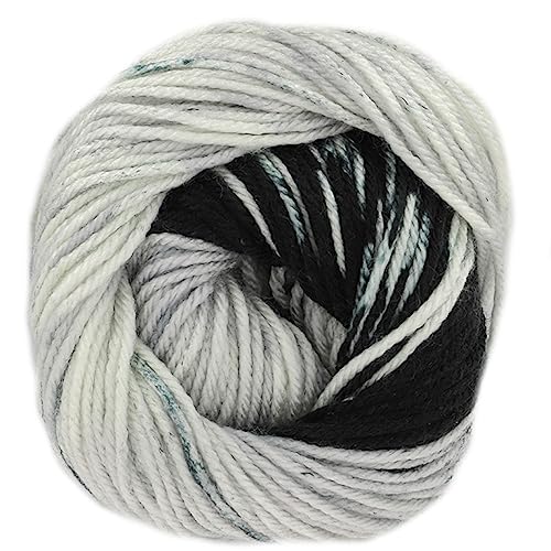 King Cole Fjord DK Strickwolle Acryl Selbstmuster Fairisle Garn 1 x 100 g (Lista - 4924) von King Cole