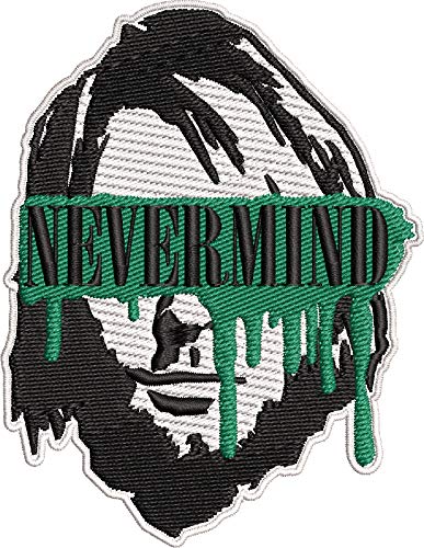Rockband Patches Cobain Bestickter Aufnäher zum Aufbügeln oder Aufnähen, inspiriert von König der Grunge Musik, Aufnäher für Rucksäcke, Hüte, Jacken, Jeans usw. von King Hobbs