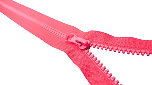 Reißverschluss Kunststoff 15 cm 5# Neon Pink von King of Trade