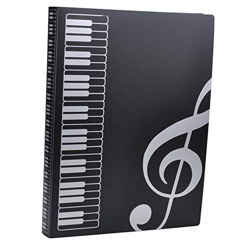 Notenordner, A4-Größe, Notenordner, Papier, Dokumente, Musikthema, 40 Taschen, Aufbewahrungsmappe Notenordner, A4-Größe, Notenordner, Papier, Dokumente, Musikthema, 40 Taschen, Aufbewahrungsmappe von KingPoint