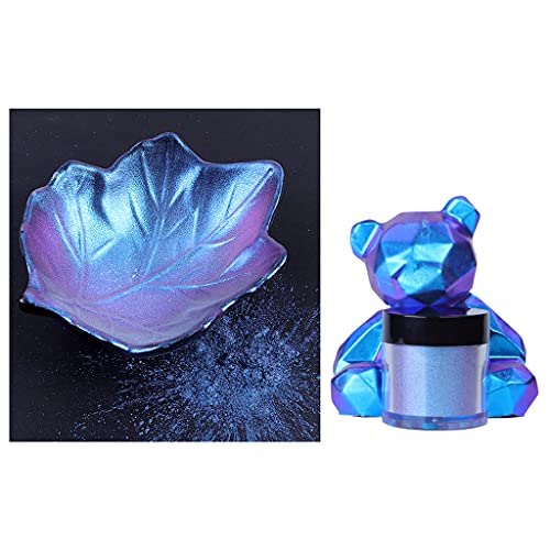 Chamäleon-Pulver, Glimmerpulver für Epoxidharz, Perlpigmentpulver zum Bemalen von Seifen, mehrfarbig Chamäleon-Pulver, Glimmerpulver für Epoxidharz, Perlpigmentpulver zum Bemalen von Seifen, mehrfarbig von Kingke