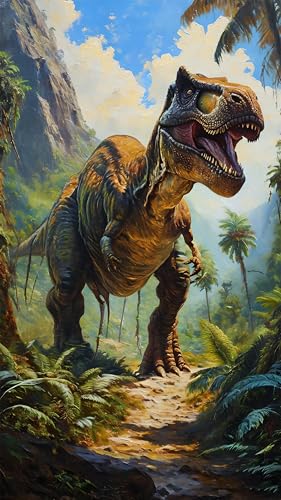 Diamond Painting Groß XXL 40x70cm, Dinosaurier Diamant Painting Bilder Erwachsene, Diamant Painting Bilder Tier, Malen nach Zahlen Diamant Anfänger, Diamant Painting Set für Home Wand Dekor Geschenke Diamond Painting Groß XXL 40x70cm, Dinosaurier Diamant Painting Bilder Erwachsene, Diamant Painting Bilder Tier, Malen nach Zahlen Diamant Anfänger, Diamant Painting Set für Home Wand Dekor Geschenke von Kinntn