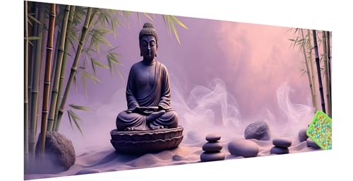 Zen Diamond Painting Erwachsene Groß XXL 120x40cm, 5D Anlage Diamant Painting Bilder, DIY Diamond Painting Eckige Steine Vollbohrer Diamant Malerei Stickerei Kreuzstich Set für Home Wand Dekor V-7 Zen Diamond Painting Erwachsene Groß XXL 120x40cm, 5D Anlage Diamant Painting Bilder, DIY Diamond Painting Eckige Steine Vollbohrer Diamant Malerei Stickerei Kreuzstich Set für Home Wand Dekor V-7 von Kinntn