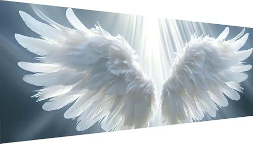 100x40cm Diamond Painting Ewachsene Groß, DIY 5D Diamant Painting Bilder Art Bastelset, Engelsflügel Diamond Painting Kinder Anfänger Stickerei Set, for Home Wall Decor oder Madchen Geschenke T-383 100x40cm Diamond Painting Ewachsene Groß, DIY 5D Diamant Painting Bilder Art Bastelset, Engelsflügel Diamond Painting Kinder Anfänger Stickerei Set, for Home Wall Decor oder Madchen Geschenke T-383 von Kinooge