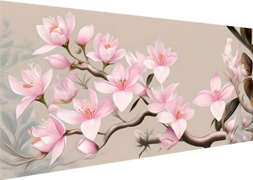 Blume Magnolie Diamond Painting Erwachsene Groß XXL 120x60cm, DIY 5D Diamant Painting Bilder kinder Malen Nach Zahlen Set, Diamond Art Full Diamant Malerei Kunst Basteln für Home Wand Dekor D-160 Blume Magnolie Diamond Painting Erwachsene Groß XXL 120x60cm, DIY 5D Diamant Painting Bilder kinder Malen Nach Zahlen Set, Diamond Art Full Diamant Malerei Kunst Basteln für Home Wand Dekor D-160 von Kinooge