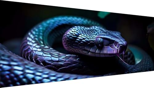 Diamond Painting Schlange Tier Diamond Art Painting Full Zubehör, Diamant Painting Bilder Erwachsene Groß Stickerei Kreuzstich Kinder Diamant Malerei Art Craft Wanddekoration Gifts 50x20cm R-327 Diamond Painting Schlange Tier Diamond Art Painting Full Zubehör, Diamant Painting Bilder Erwachsene Groß Stickerei Kreuzstich Kinder Diamant Malerei Art Craft Wanddekoration Gifts 50x20cm R-327 von Kinooge