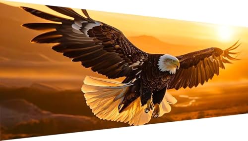 Kinooge Tier Adler Diamond Painting Erwachsene Groß XXL 225x90cm, DIY 5D Diamant Painting Bilder kinder Malen Nach Zahlen Set, Diamond Art Full Diamant Malerei Kunst Basteln für Home Wand Dekor E-130 Kinooge Tier Adler Diamond Painting Erwachsene Groß XXL 225x90cm, DIY 5D Diamant Painting Bilder kinder Malen Nach Zahlen Set, Diamond Art Full Diamant Malerei Kunst Basteln für Home Wand Dekor E-130 von Kinooge