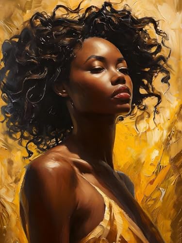 Malen Nach Zahlen Erwachsene Afrikanische Frauen, Paint by Numbers Malen Nach Zahlen Anfänger, DIY mit Pinseln und Acrylfarben Handgemalt Ölgemälde Leinwand für Home Décor, Ohne Rahmen, 40x50cm G-86 Malen Nach Zahlen Erwachsene Afrikanische Frauen, Paint by Numbers Malen Nach Zahlen Anfänger, DIY mit Pinseln und Acrylfarben Handgemalt Ölgemälde Leinwand für Home Décor, Ohne Rahmen, 40x50cm G-86 von Kinooge