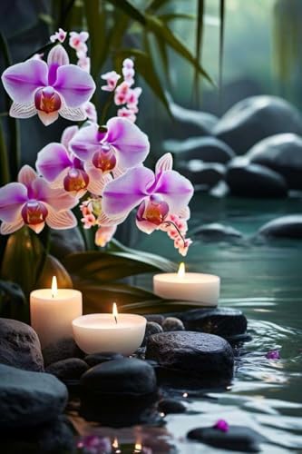 Orchidee Kerze Diamond Painting Erwachsene 30x40cm, DIY 5D Diamant Painting Bilder Malen Nach Zahlen Set, Diamond Art Full Drill Kinder Diamant Malerei Kunst Basteln für Home Wand Dekorieren Y-241 Orchidee Kerze Diamond Painting Erwachsene 30x40cm, DIY 5D Diamant Painting Bilder Malen Nach Zahlen Set, Diamond Art Full Drill Kinder Diamant Malerei Kunst Basteln für Home Wand Dekorieren Y-241 von Kinooge
