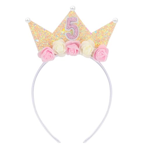 Kinretixia 5 jahre Geburtstagskrone Für Mädchen, geburtstagsdeko mädchen 5 jahre, prinzessin geburtstag deko, Perfekte Deko Für Kindergeburtstag Und Fotoshootings Kinretixia 5 jahre Geburtstagskrone Für Mädchen, geburtstagsdeko mädchen 5 jahre, prinzessin geburtstag deko, Perfekte Deko Für Kindergeburtstag Und Fotoshootings von Kinretixia