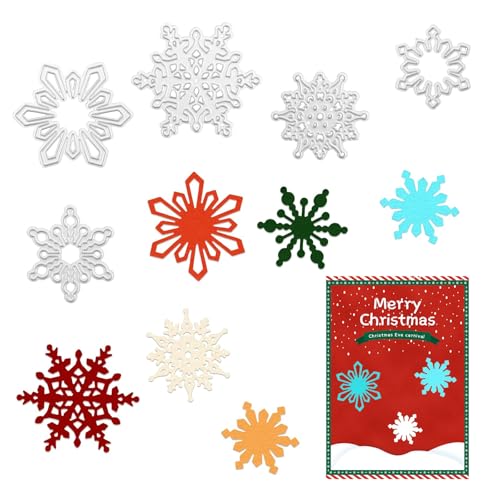 Kinretixia Weihnachts Schneeflocken Stanzformen zum Kartenbasteln, Weihnachtsstempel und stanzformen zum Kartenbasteln, Weihnachts-Scrapbooking und Stempelzubehör Kinretixia Weihnachts Schneeflocken Stanzformen zum Kartenbasteln, Weihnachtsstempel und stanzformen zum Kartenbasteln, Weihnachts-Scrapbooking und Stempelzubehör von Kinretixia