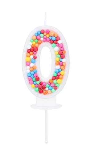 Kinsynko Geburtstagskerze mit Zahl 0, bunt, glitzernd, 3D-Zahl 0, für Geburtstag, Hochzeit, Jahrestag, Regenbogen-Mottoparty, Kuchendekoration Kinsynko Geburtstagskerze mit Zahl 0, bunt, glitzernd, 3D-Zahl 0, für Geburtstag, Hochzeit, Jahrestag, Regenbogen-Mottoparty, Kuchendekoration von Kinsynko
