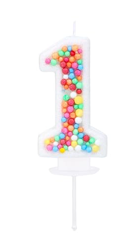 Kinsynko Geburtstagskerze mit der Zahl 1, Regenbogenfarben, 1 Kerze für den ersten Geburtstag, Prinzessin, Kleinkind, Mädchen, Frauen, buntes süßes Thema, 1 Jahr, Geburtstag, Hochzeit, Jahrestag, Kinsynko Geburtstagskerze mit der Zahl 1, Regenbogenfarben, 1 Kerze für den ersten Geburtstag, Prinzessin, Kleinkind, Mädchen, Frauen, buntes süßes Thema, 1 Jahr, Geburtstag, Hochzeit, Jahrestag, von Kinsynko