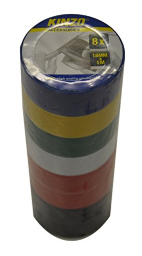 KINZO 871125279534 5 m x 18 mm Klebeband (Sojaproteinisoleat, Set KINZO 871125279534 5 m x 18 mm Klebeband (Sojaproteinisoleat, Set von Kinzo