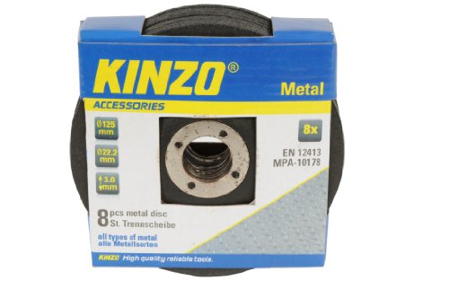 KINZO Metal Disc 125 mm 8-teilig, 71769 KINZO Metal Disc 125 mm 8-teilig, 71769 von Kinzo