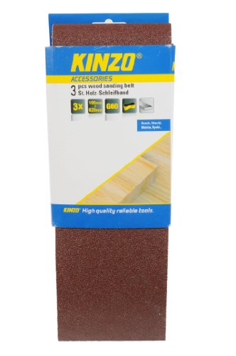 KINZO Wood Sanding Belt 3-teilig g60, 71754 KINZO Wood Sanding Belt 3-teilig g60, 71754 von Kinzo