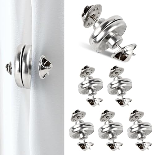 6 Paare Vorhang Magnetknopf, Silber Vorhang Magnetischer Verschluss, Rostfrei Vorhang Magnet, Magnetische Gardinenschließe für Schlafzimmer, Wohnzimmer, Esszimmer, Badezimmer, Küche, Büro 6 Paare Vorhang Magnetknopf, Silber Vorhang Magnetischer Verschluss, Rostfrei Vorhang Magnet, Magnetische Gardinenschließe für Schlafzimmer, Wohnzimmer, Esszimmer, Badezimmer, Küche, Büro von Kioiner