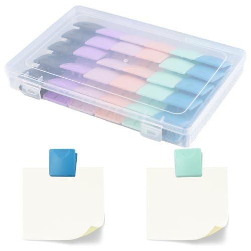 Magnet Klammer, 30 Stücke Kühlschrank Magnet Clips, Magnetische Clip Magnetclips für Handtücher, Multi Farbe Magnetisch Clips für Whiteboard Pinnwand Bild Memo Notiz Zuhause Büro von Kioiner