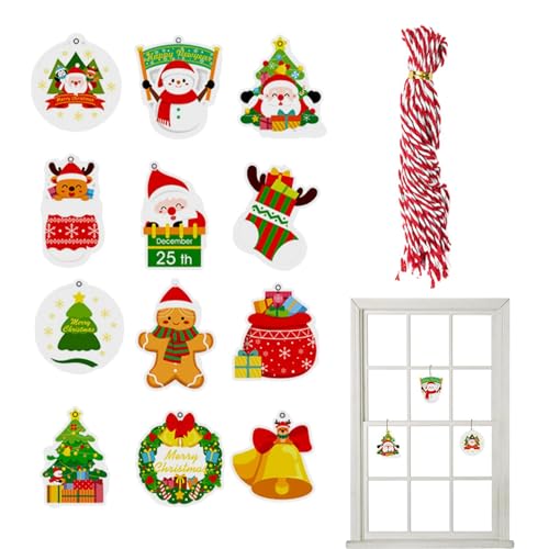 12 Stück Strumpfbänder für Nominativen, Weihnachtsbaum-Anhänger | Partyzubehör für Innendekoration für Neujahrsgeschenke, 12 Stück 12 Stück Strumpfbänder für Nominativen, Weihnachtsbaum-Anhänger | Partyzubehör für Innendekoration für Neujahrsgeschenke, 12 Stück von Kioriur