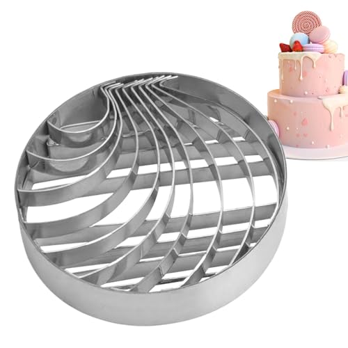 Kioriur Concha Concha Cutter – 2-seitiger Edelstahl-Stempel, Sandwich-Werkzeug, Concha Schneidpad aus Metall, Schneidformen zum Backen von Kuchen, Backen von Kioriur