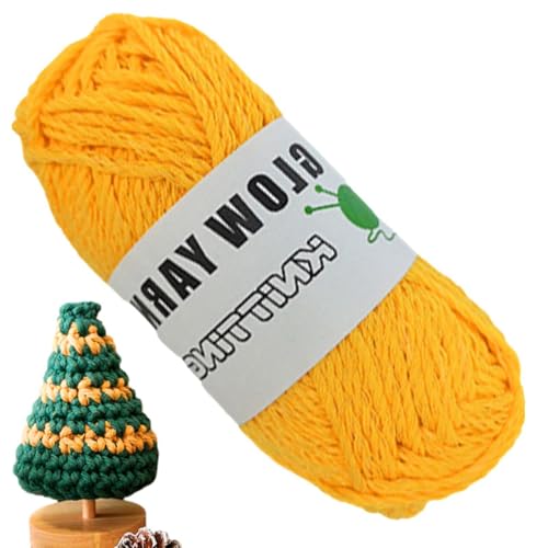 Kioriur Glänzendes Garn, Handwerksgarn, das im Dunkeln leuchtet, Häkelgarn aus Polyester, 2 mm, multifunktional für Handwerk, Stricken, Kioriur Glänzendes Garn, Handwerksgarn, das im Dunkeln leuchtet, Häkelgarn aus Polyester, 2 mm, multifunktional für Handwerk, Stricken, von Kioriur